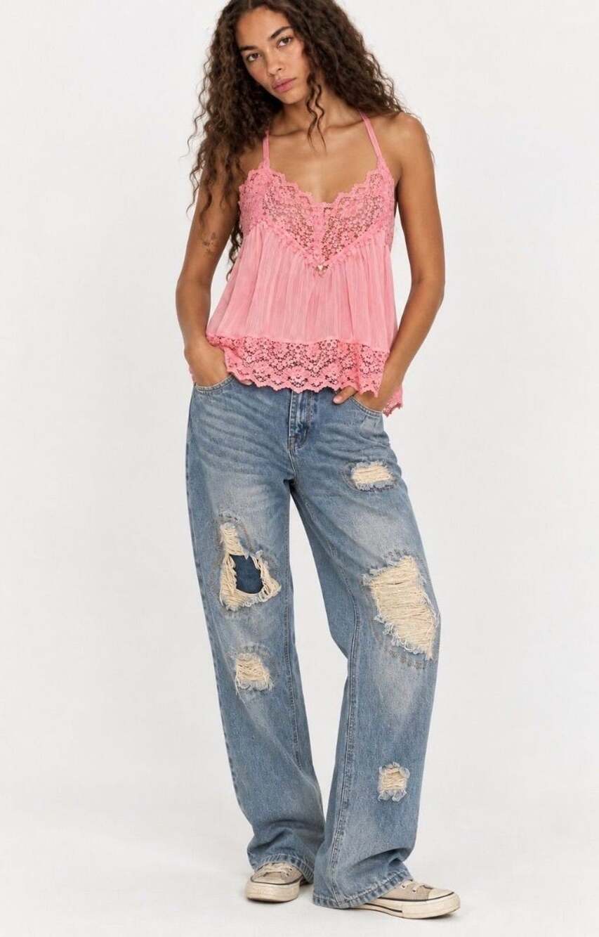 Easel barrel jeans